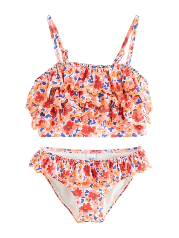 Next Next Bikini  modra / mandarina / pitaja / bela