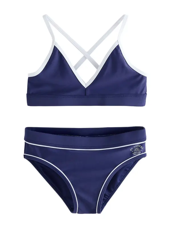 Next Next Bikini  mornarska / bela