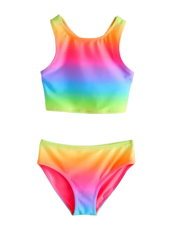 Next Next Bikini  svetlo modra / rumena / limeta / lila