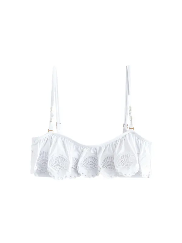 Next Next Bikini zgornji del  bela