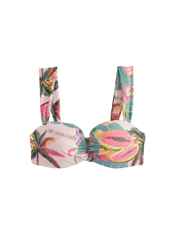 Next Next Bikini zgornji del  jelka / mešane barve