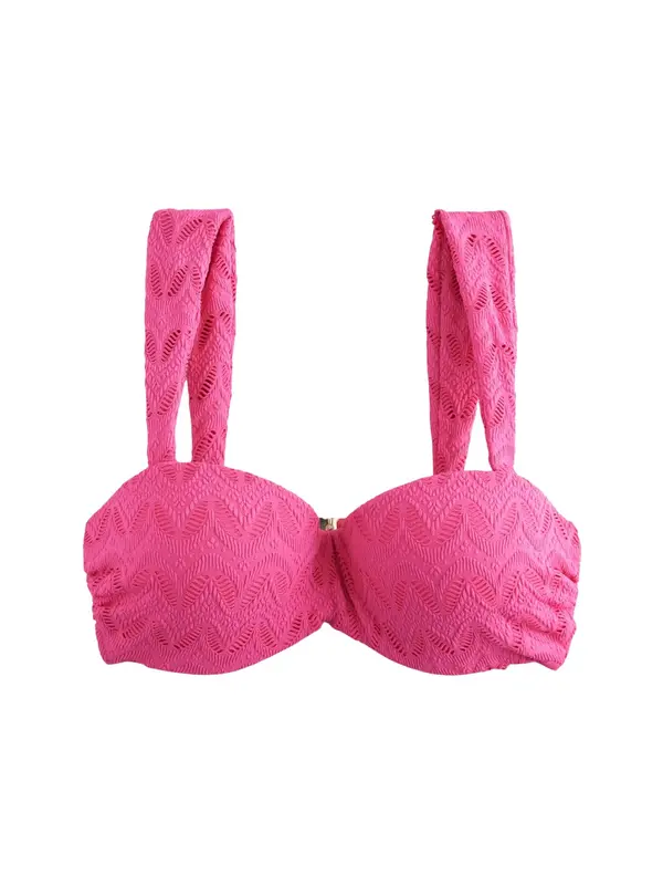 Next Next Bikini zgornji del 'Kew Collection'  roza