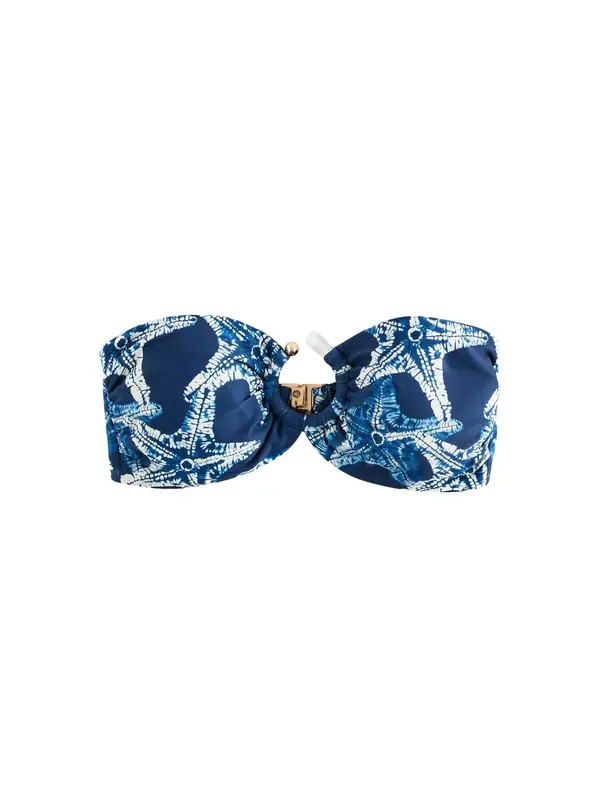 Next Next Bikini zgornji del  marine / temno modra / bela