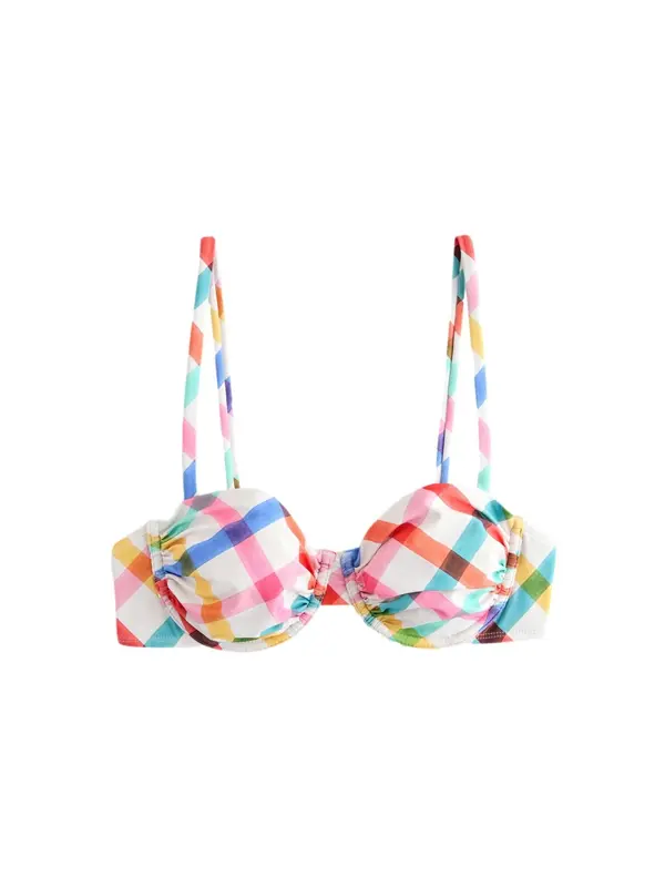 Next Next Bikini zgornji del  modra / svetlo roza / rdeča / bela