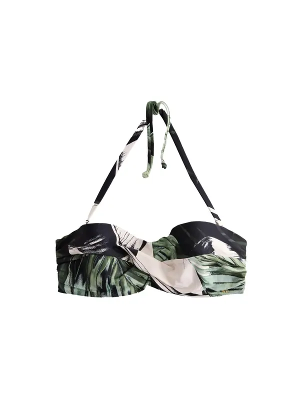 Next Next Bikini zgornji del  pesek / zelena / meta / črna