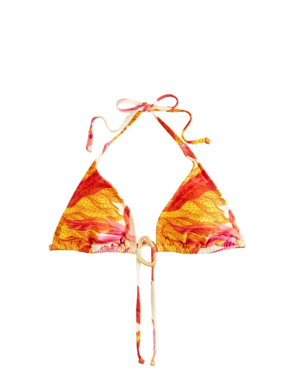 Next Next Bikini zgornji del  rumena / oranžna