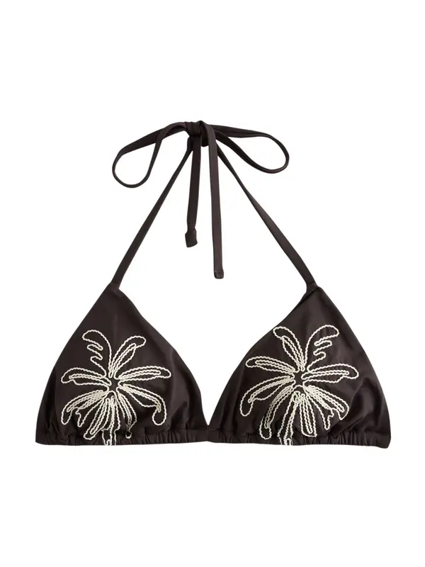 Next Next Bikini zgornji del  šampanjec / čokolada