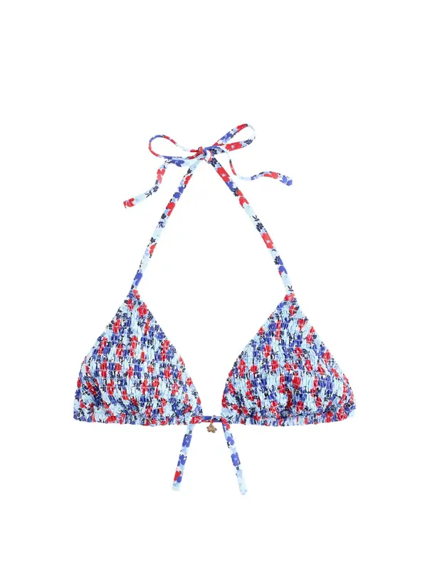 Next Next Bikini zgornji del  svetlo modra / rdeča