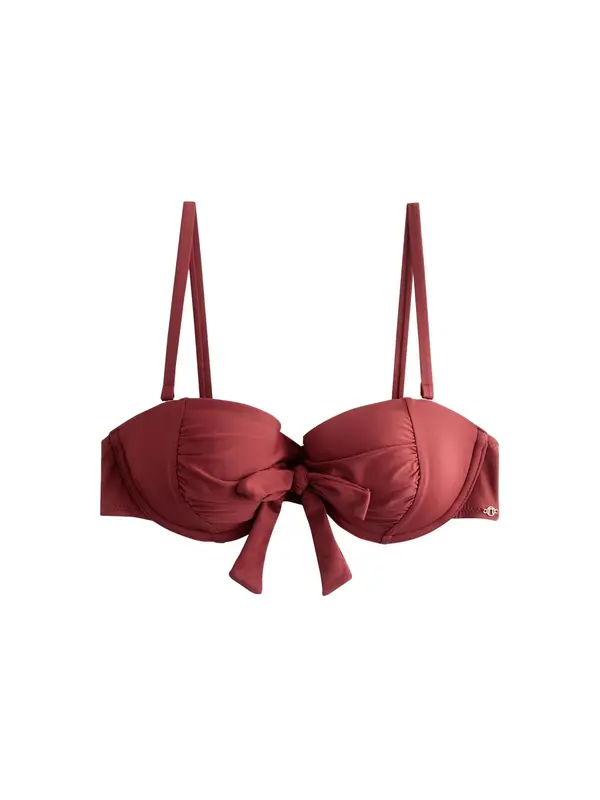 Next Next Bikini zgornji del  temno rdeča