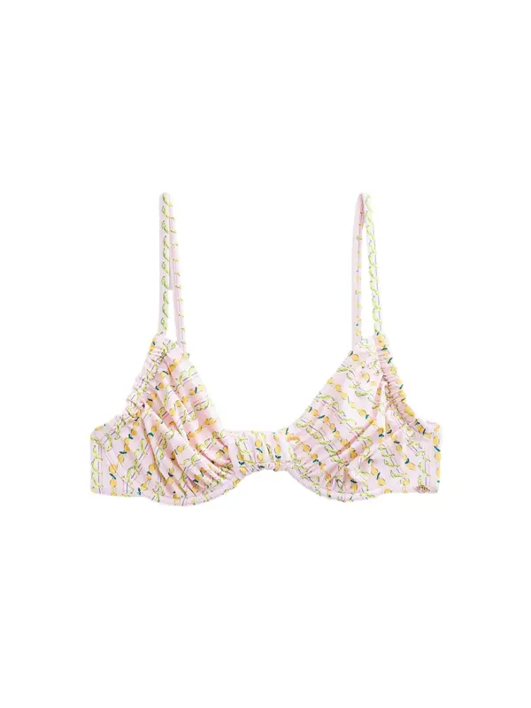 Next Next Bikini zgornji del  temno zelena / oranžna / roza / roza