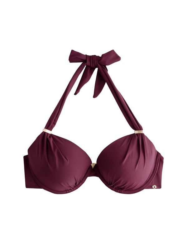 Next Next Bikini zgornji del  vinsko rdeča