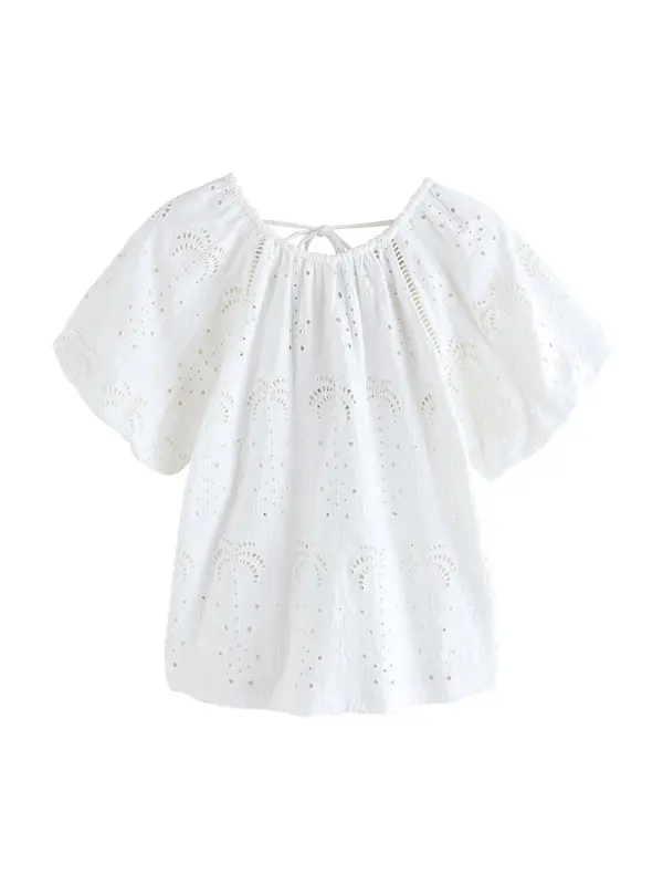 Next Next Bluza  bela