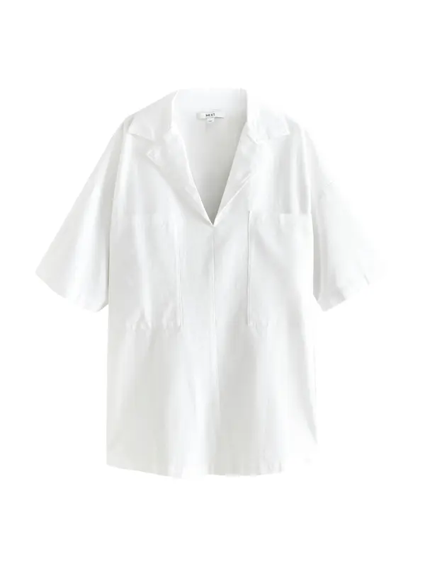 Next Next Bluza  bela