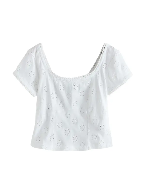 Next Next Bluza  bela