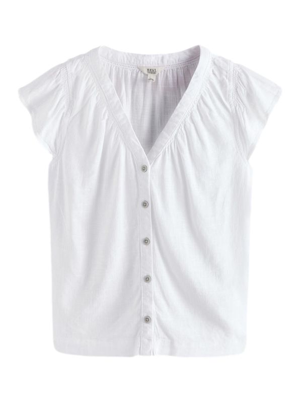 Next Next Bluza  bela