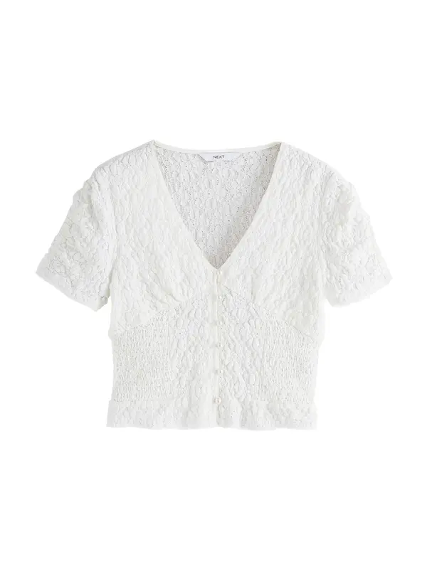 Next Next Bluza  bela