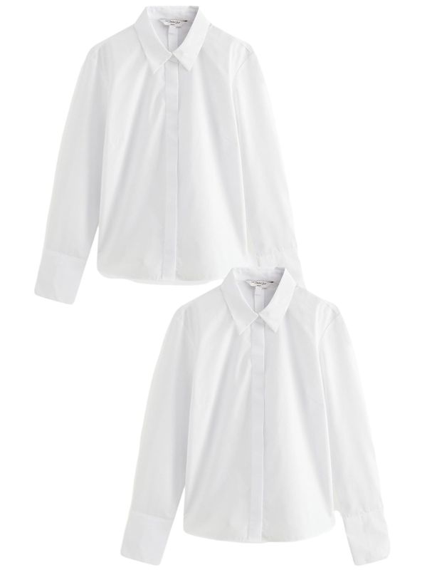 Next Next Bluza  bela