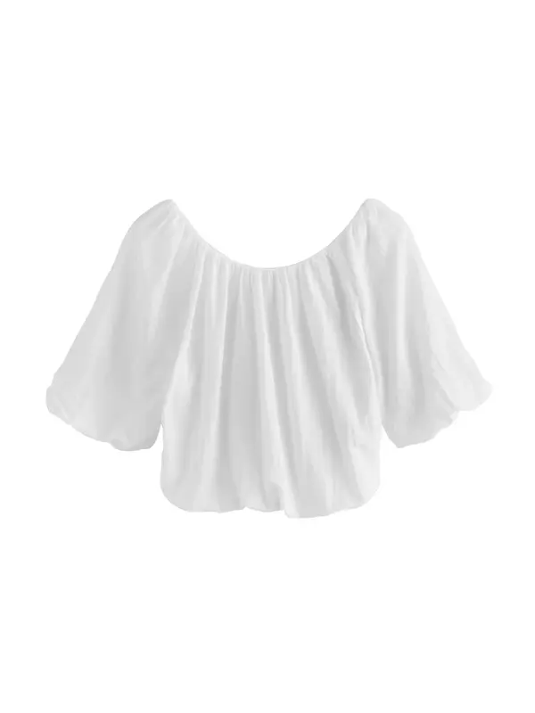 Next Next Bluza  bela