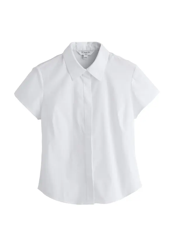 Next Next Bluza  bela