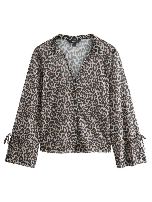 Next Next Bluza  čokolada / umbra / črna