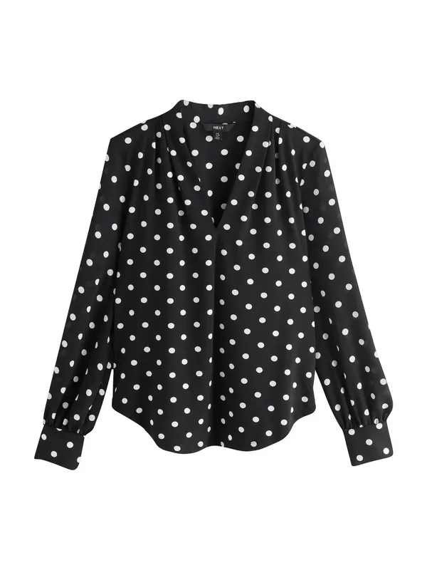 Next Next Bluza  črna / bela