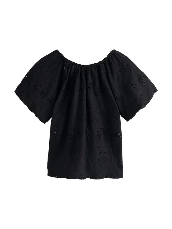 Next Next Bluza  črna