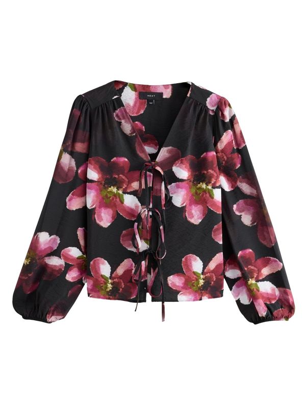 Next Next Bluza  jabolko / roza / črna