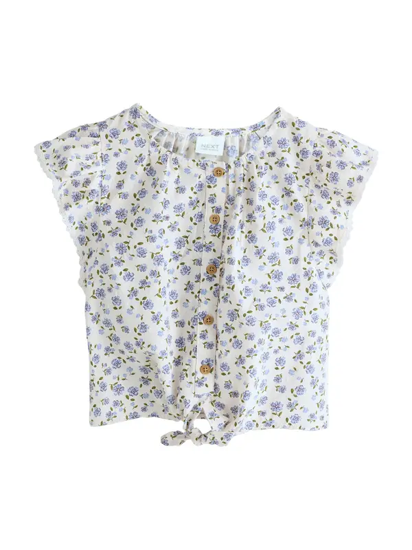 Next Next Bluza  kivi / majnica / bela