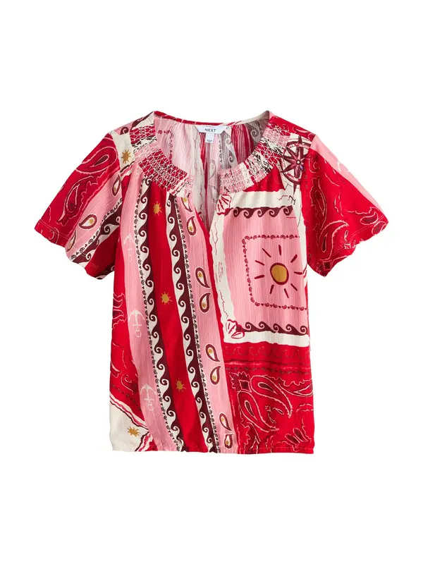 Next Next Bluza  kremna / zlata / staro roza / bordo