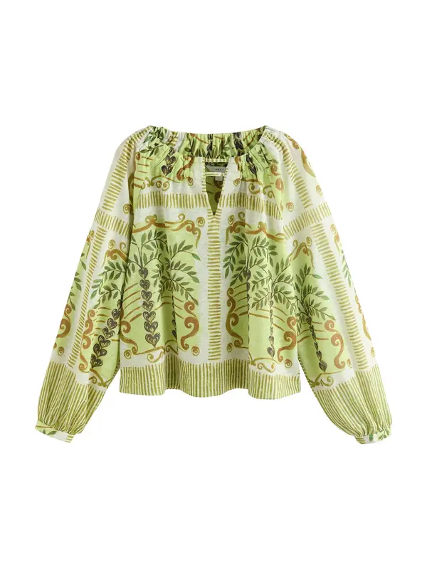 Next Next Bluza  limeta