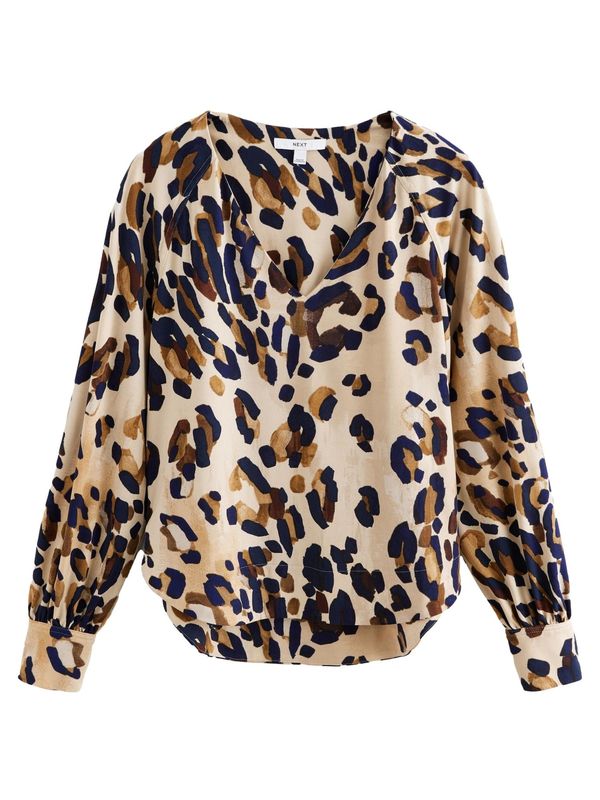 Next Next Bluza  marine / rjava / kapučino / temno rjava