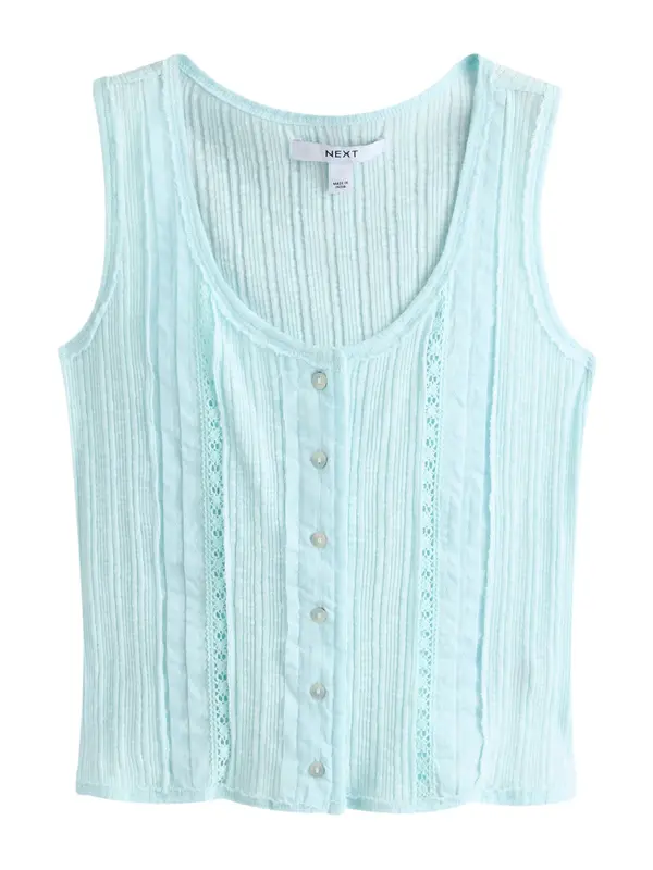 Next Next Bluza  pastelno modra
