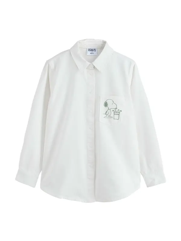 Next Next Bluza  pastelno zelena / bela