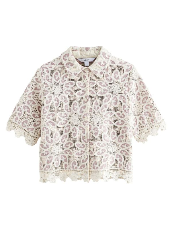 Next Next Bluza  puder / naravno bela