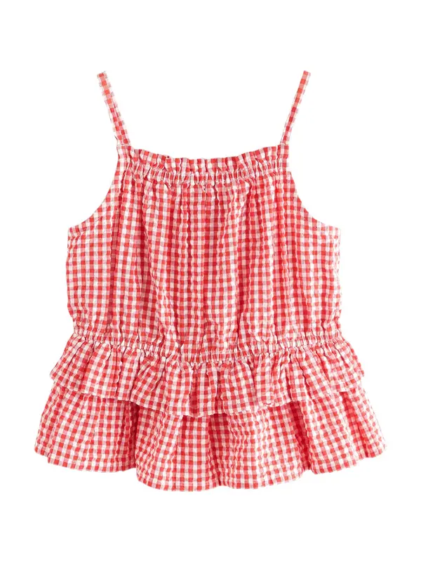 Next Next Bluza  rdeča / svetlo rdeča / bela