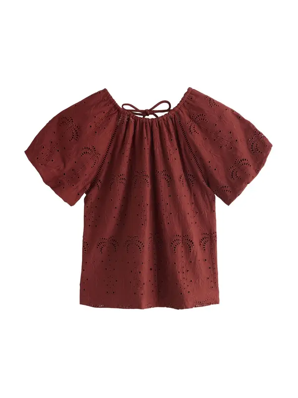 Next Next Bluza  rjasto rjava