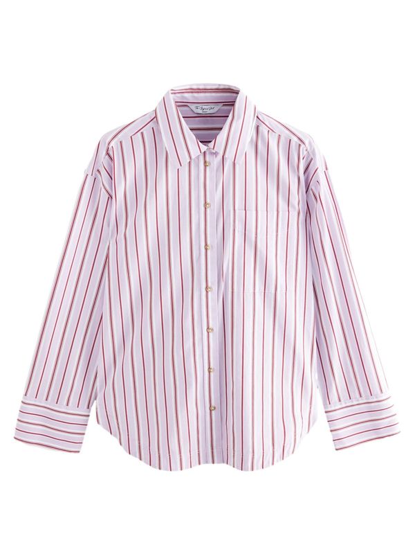 Next Next Bluza  roza / rdeča / bela