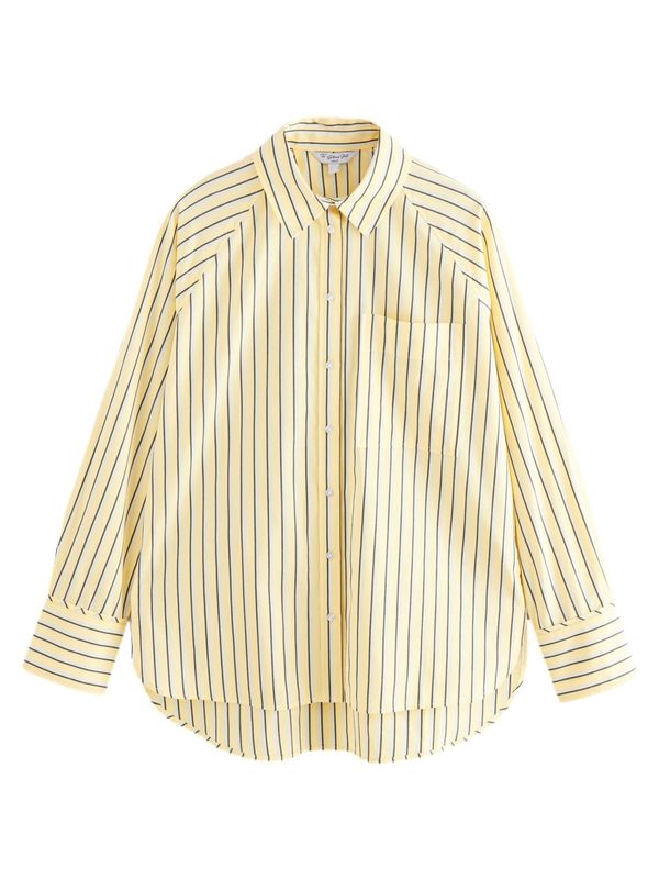 Next Next Bluza  rumena / črna / bela