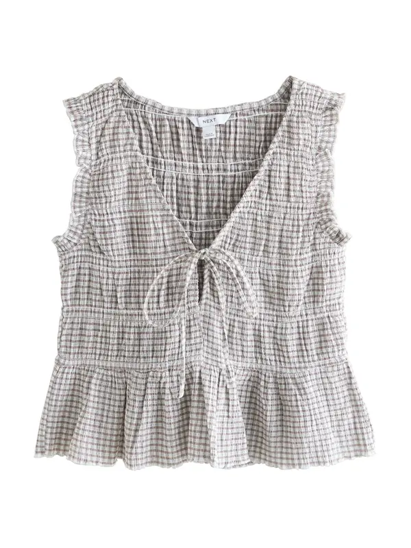 Next Next Bluza  siva / bela