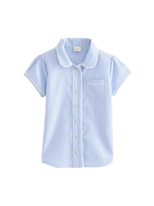 Next Next Bluza  svetlo modra / bela