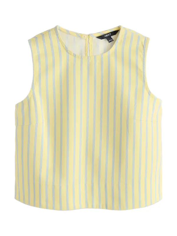 Next Next Bluza  svetlo modra / svetlo rumena