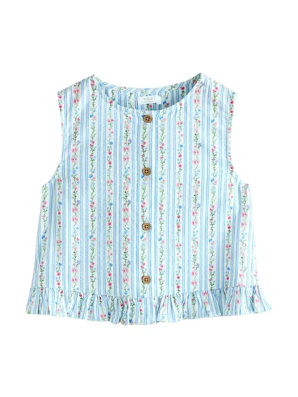 Next Next Bluza  svetlo modra / zelena / roza / bela