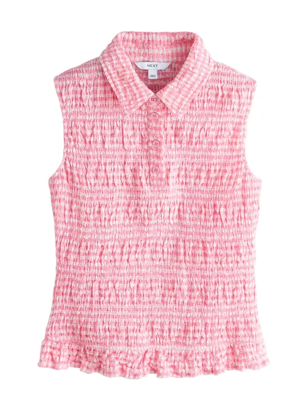 Next Next Bluza  svetlo roza / bela