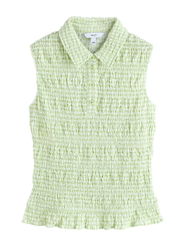Next Next Bluza  svetlo zelena / bela