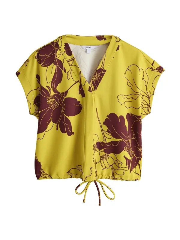 Next Next Bluza  temno rjava / apno