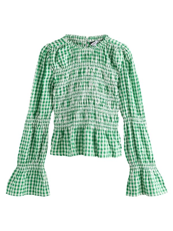 Next Next Bluza  zelena / bela