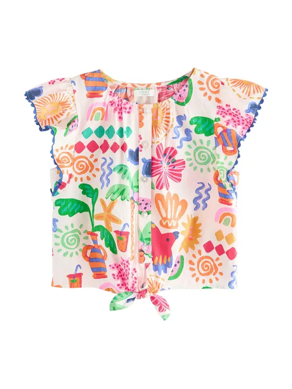 Next Next Bluza  zelena / oranžna / roza / rdeča