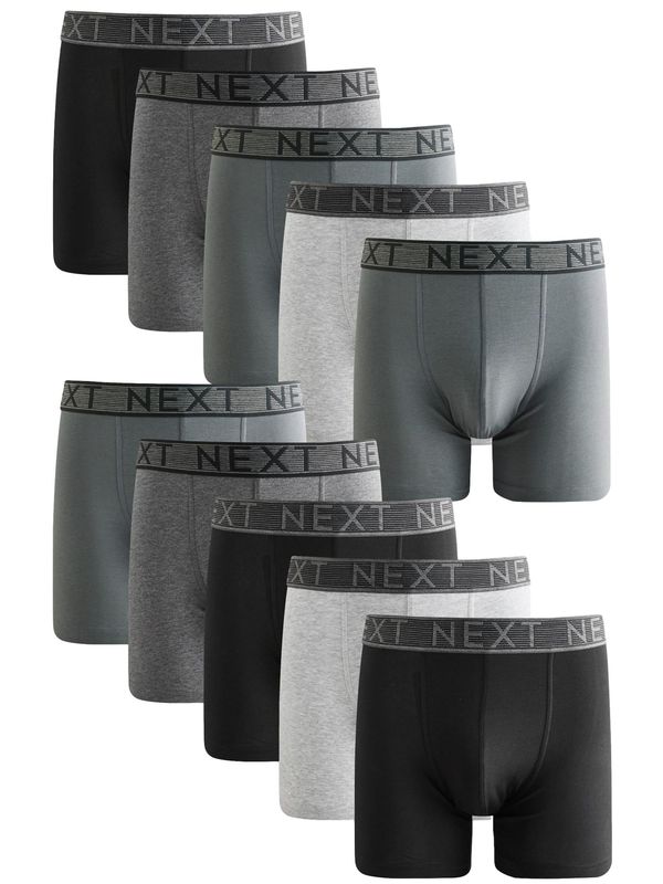 Next Next Boksarice  siva / temno siva / pegasto siva / črna