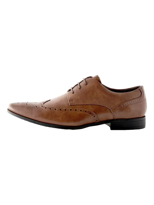 Next Next Čevlji na vezalke 'Brogues'  rjava
