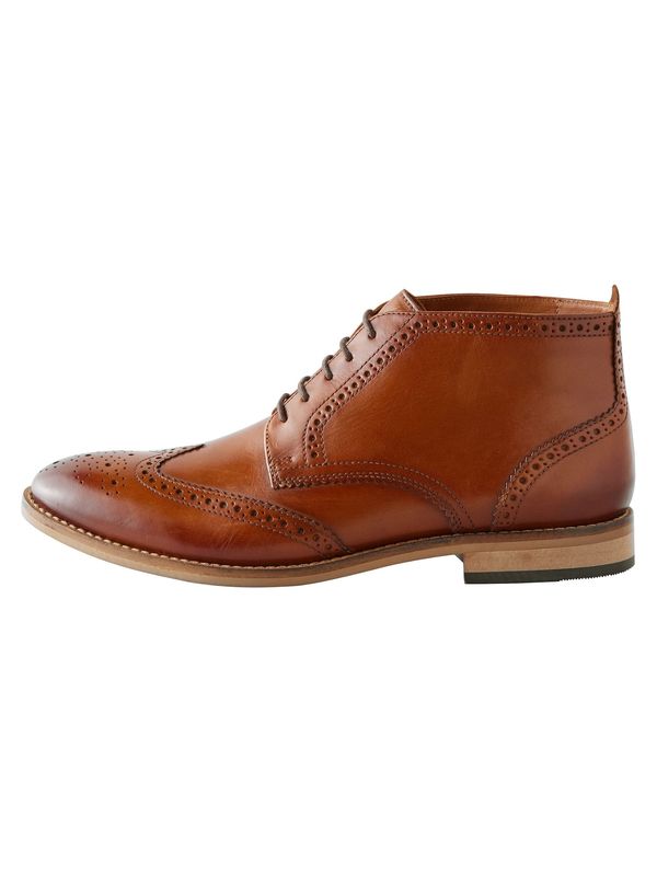 Next Next Čevlji na vezalke  rjava